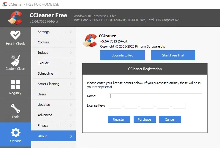 CCleaner Professional Key Crack 6.20 Free Download Latest 2024