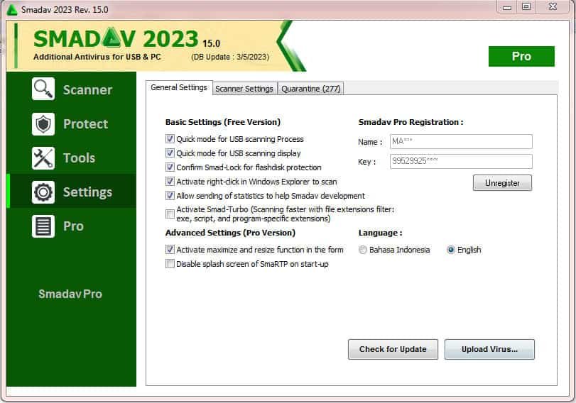 Smadav Pro Crack With Registration Key Free Download